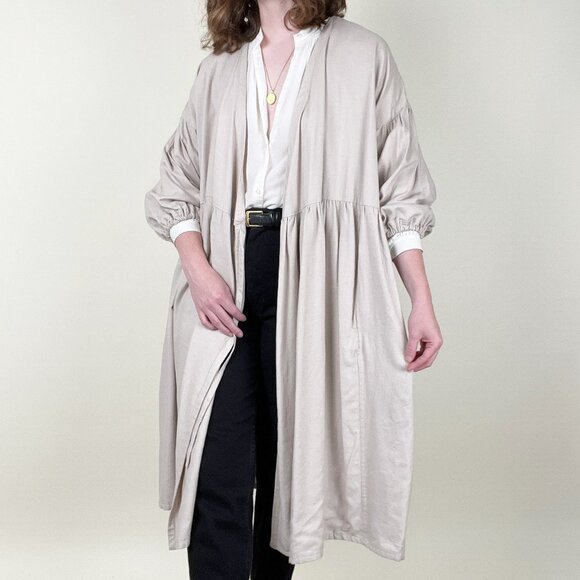 Vintage Handmade Whimsical Puff Sleeve Princess Pleated Fairycore Cottagecore - Picture 3 of 10